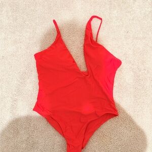 SHEIN Red One Piece Swimsuit